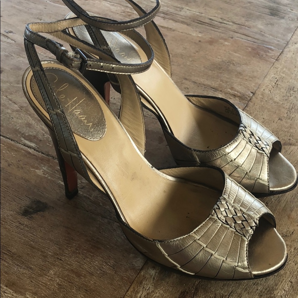 Cole Haan Platform Ankle Strap Heels